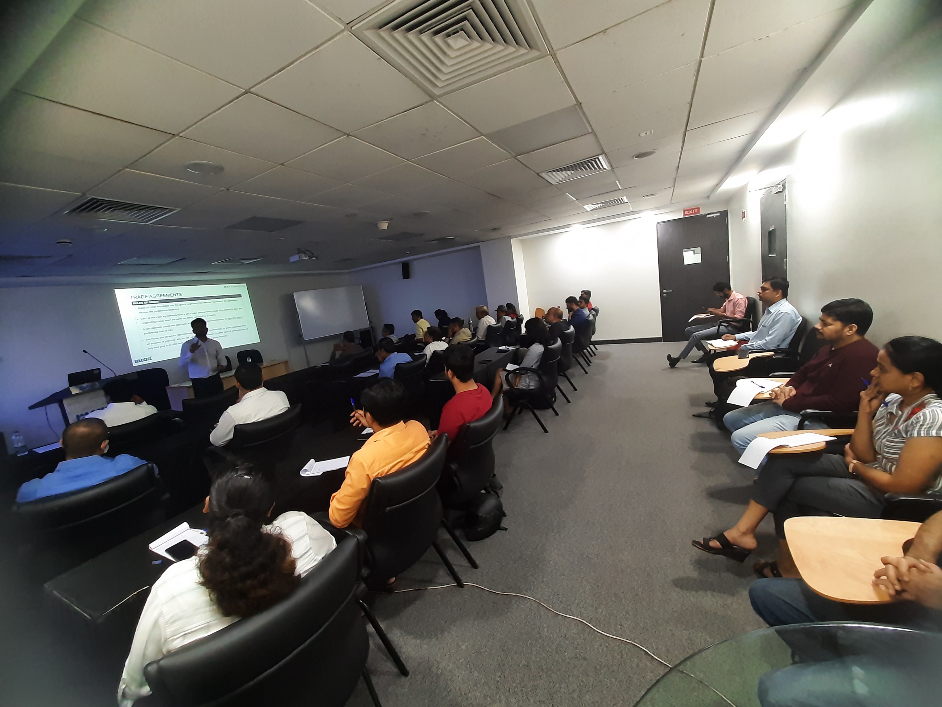 MCCIA_Oct 2022_Adithya Srinivasan presenting on Outbound Investments & Free Trade Agreements